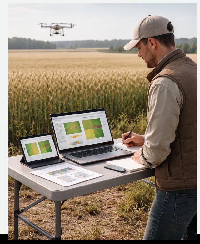 Система AI прогнозирования урожайности для точных агрономий в Махачкале