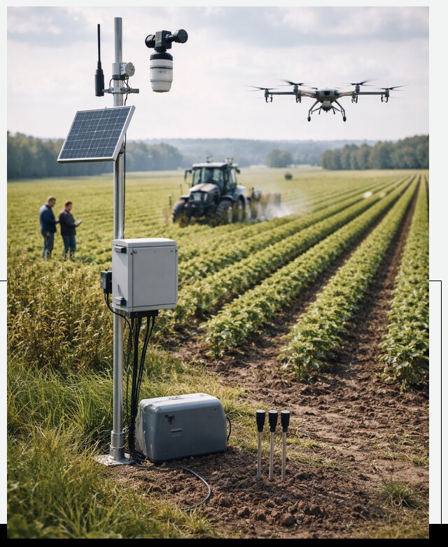 Разработка IoT мониторинга полей в Махачкале от 8802 р. | АвикейМхч